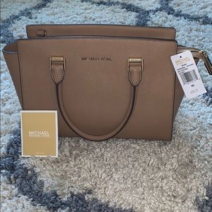 NWT Michael Kors Tan purse